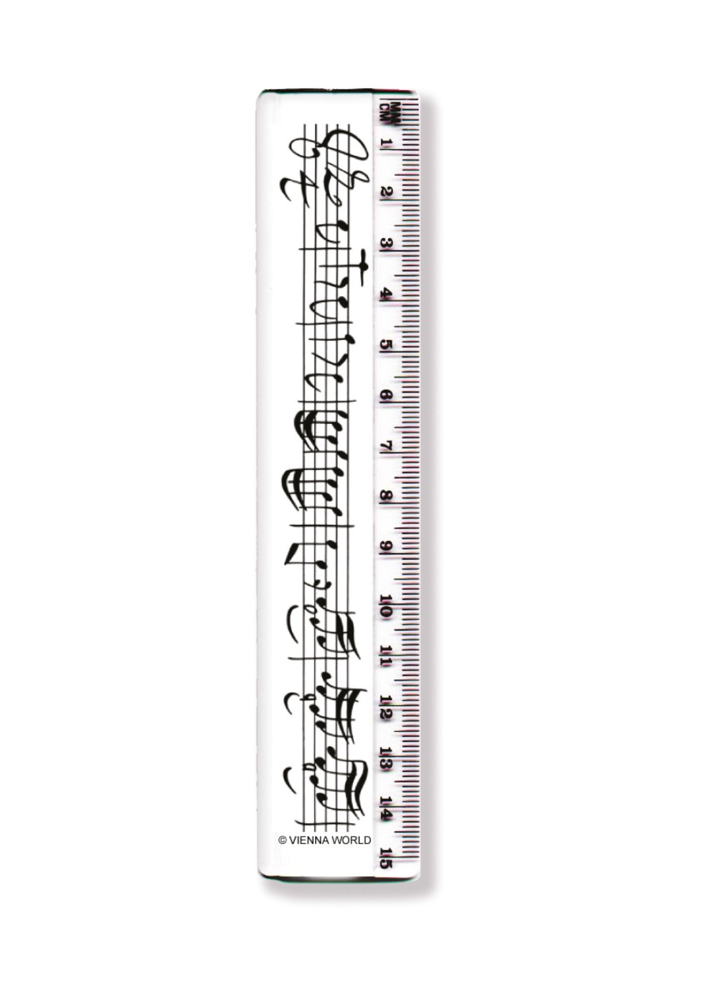 Ruler music line 15cm