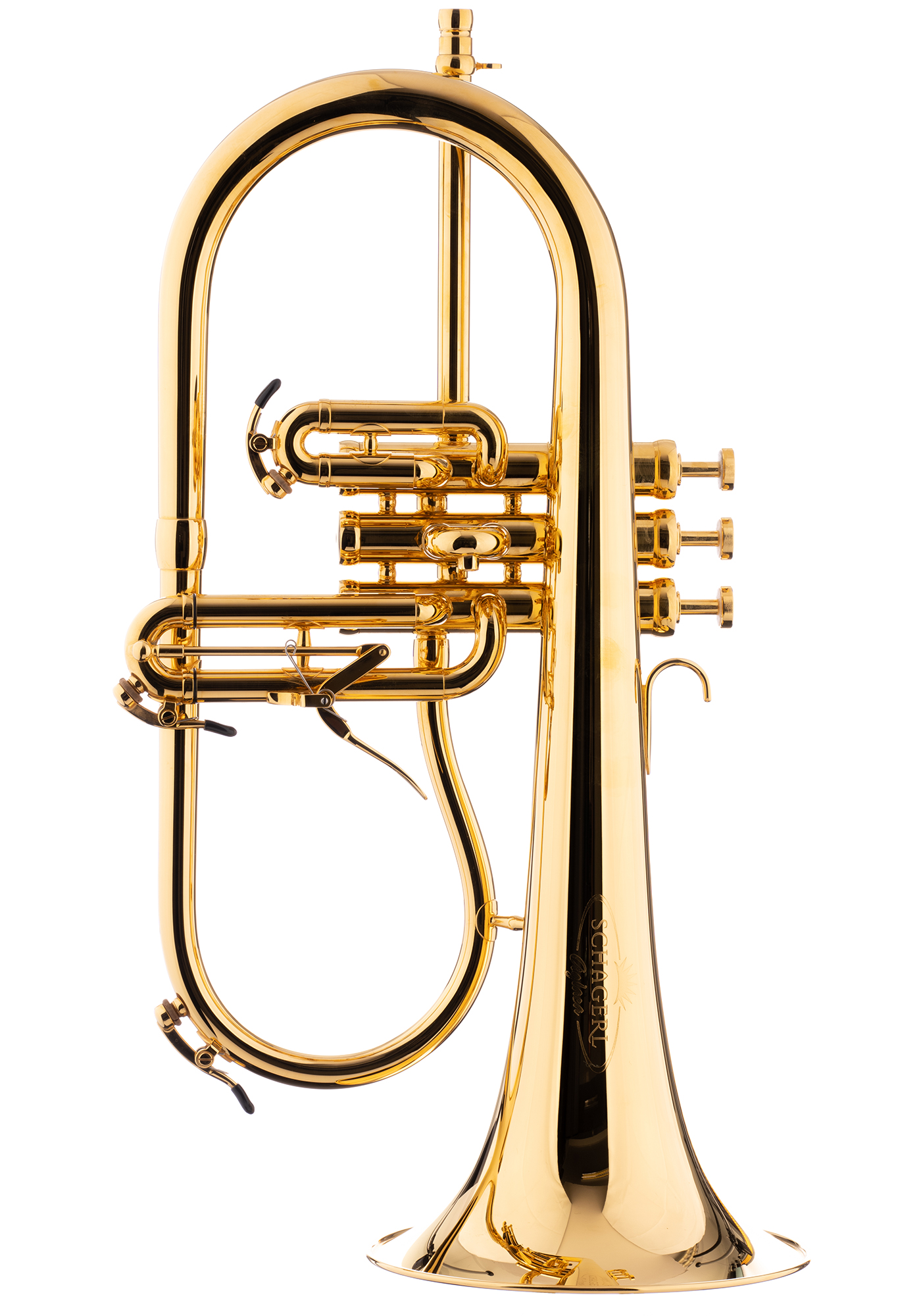 Schagerl Flugelhorn "AGLAEA" gold plated