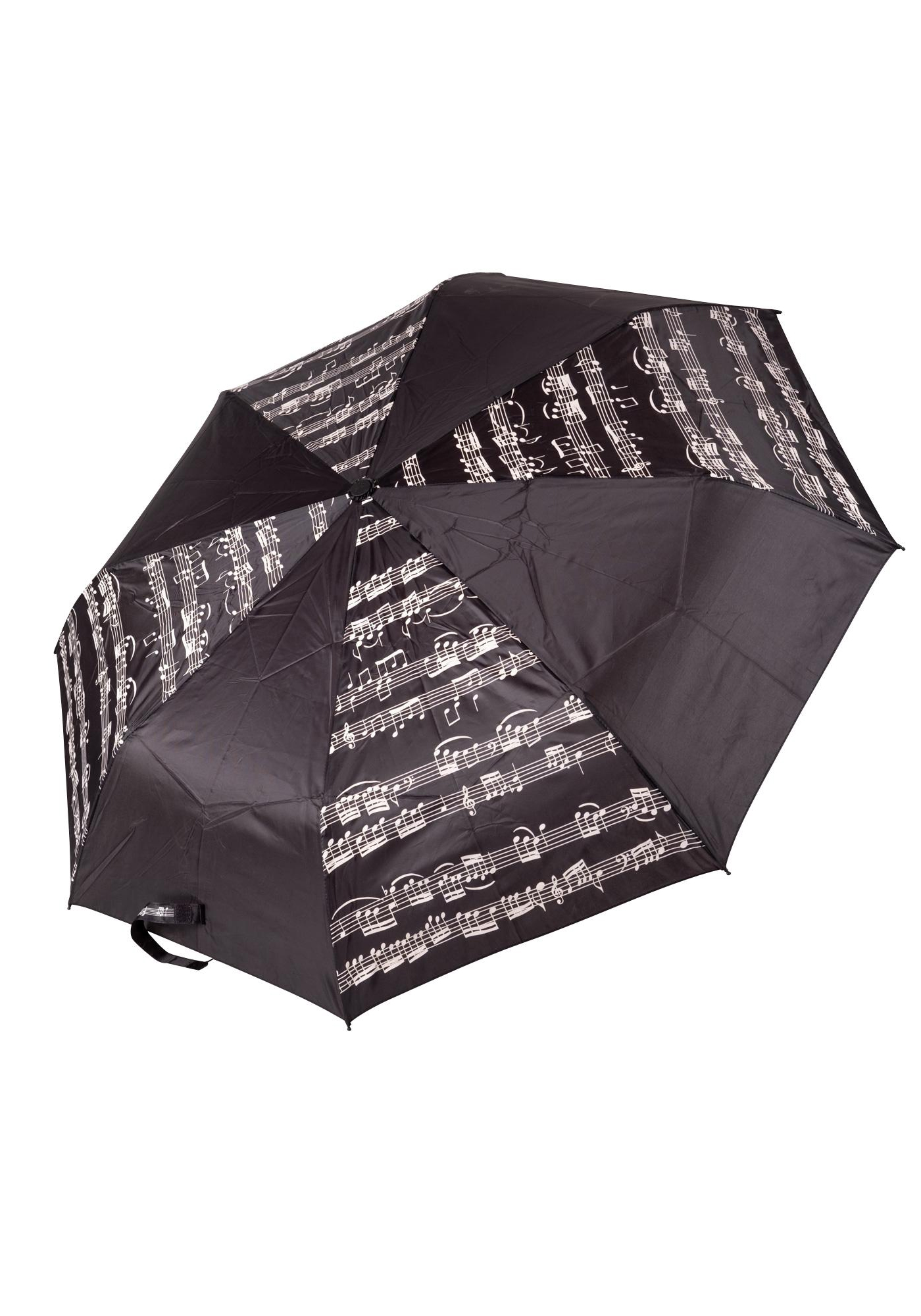 Umbrella - Automatic stick umbrella with notes and staves