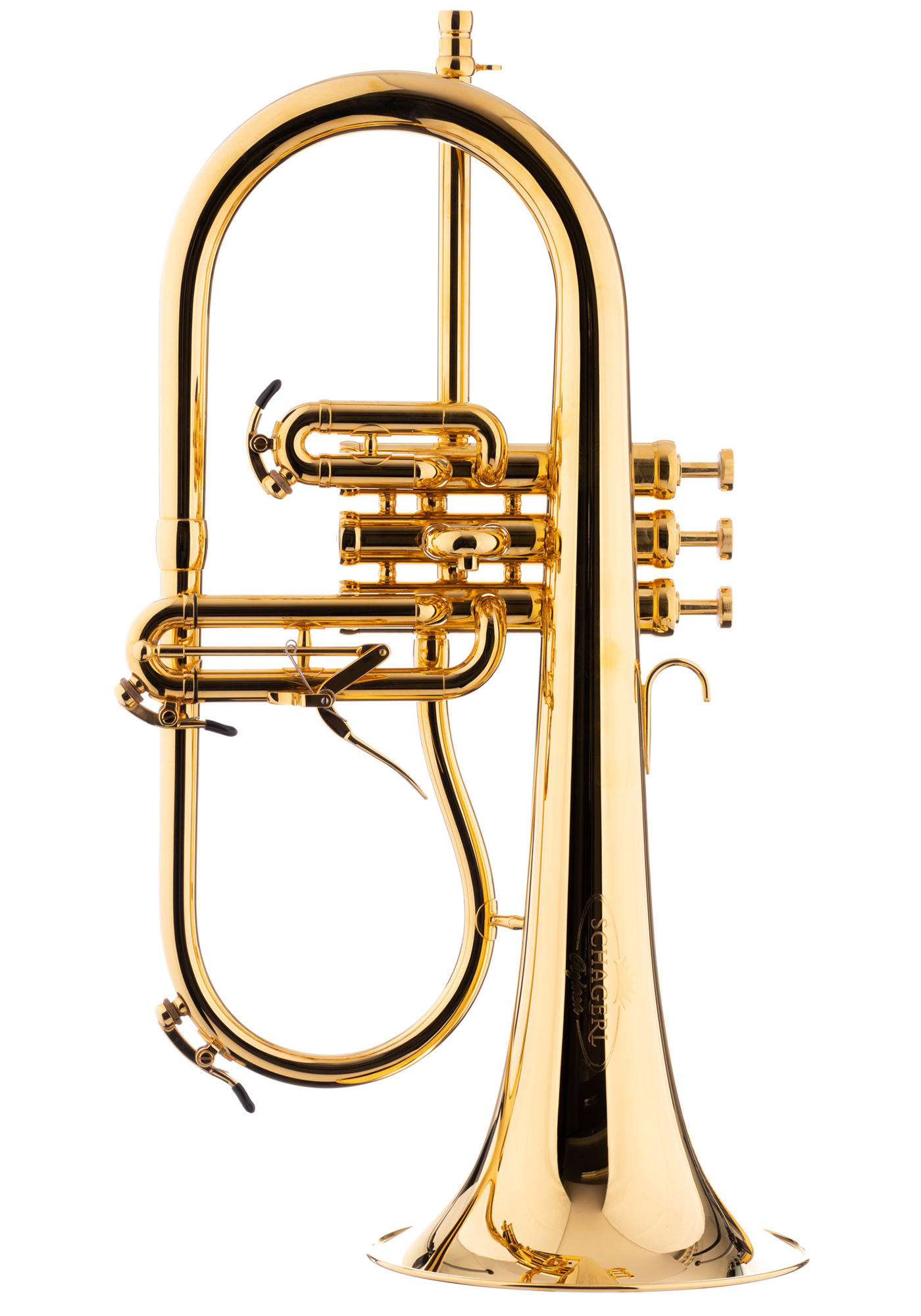 Schagerl Flugelhorn "JAMES MORRISON" gold plated