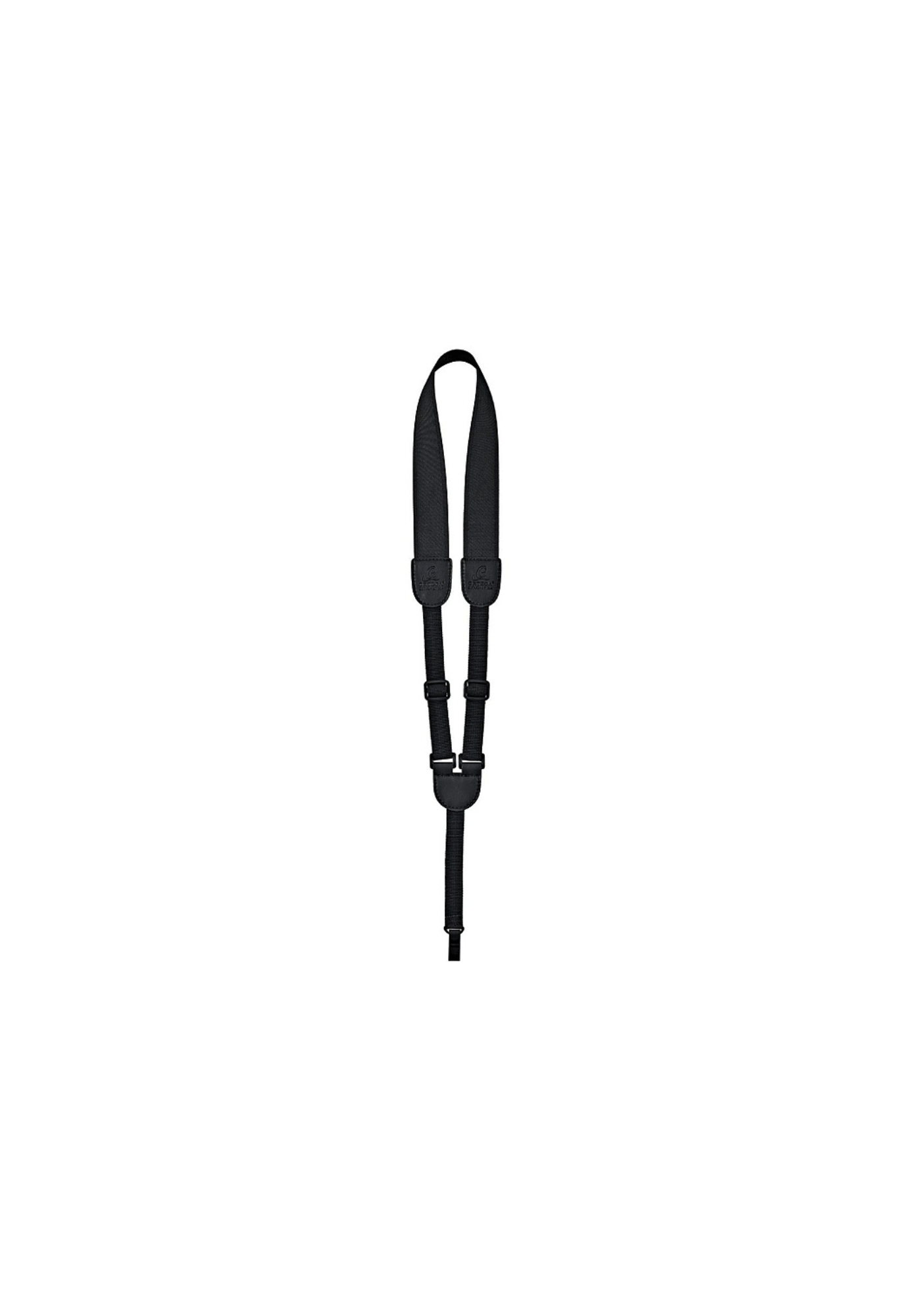 Ortega Ukulele Strap Nylon with Soundhole Hook black 