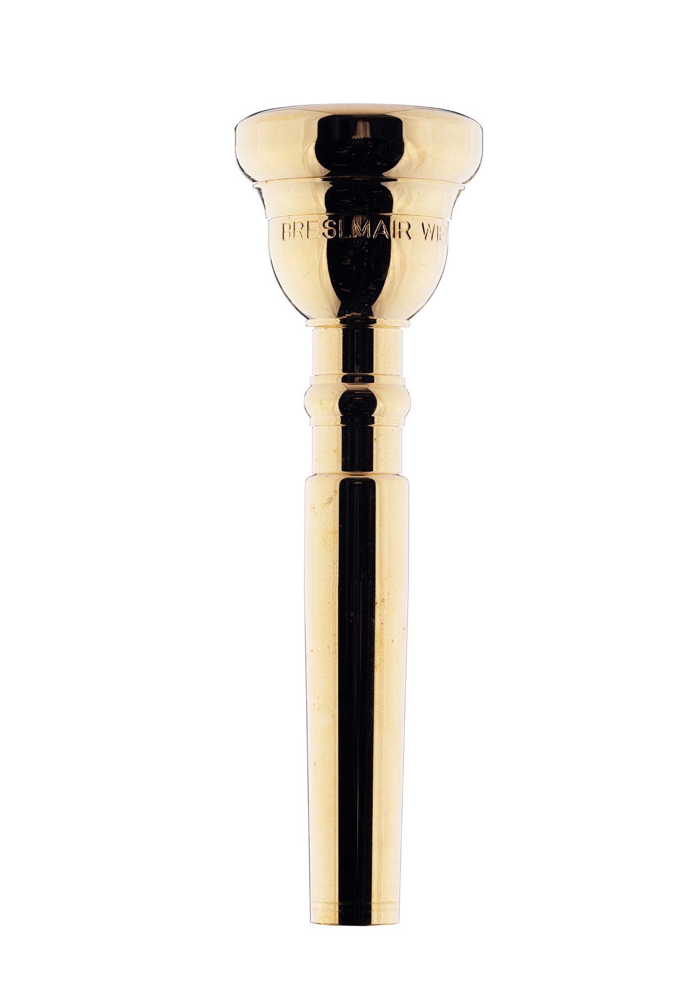 Breslmair Trumpet mouthpiece G2 gold plated