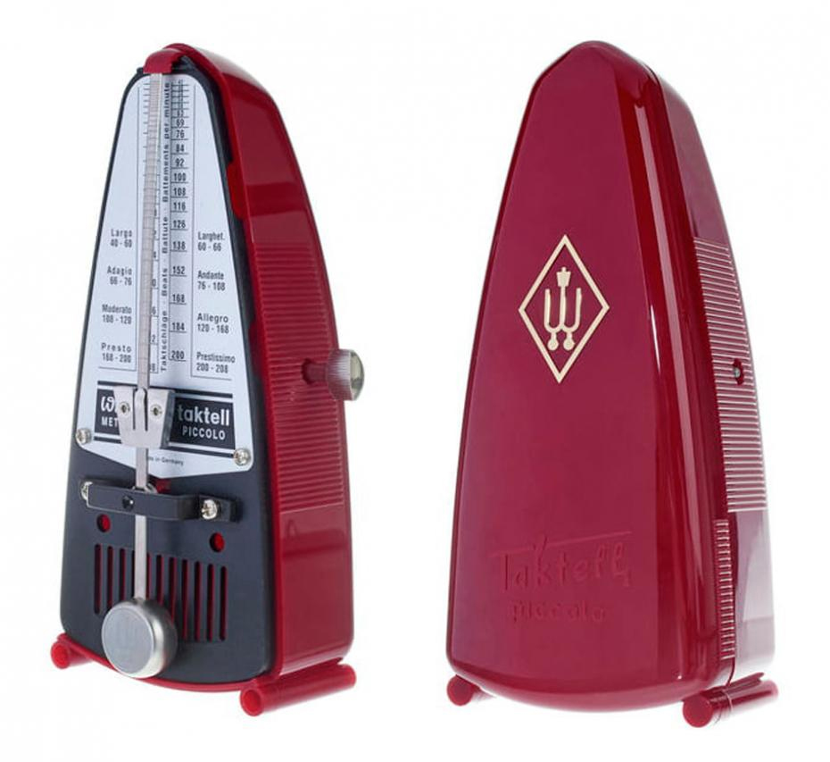 Wittner Metronom Taktell Piccolo red