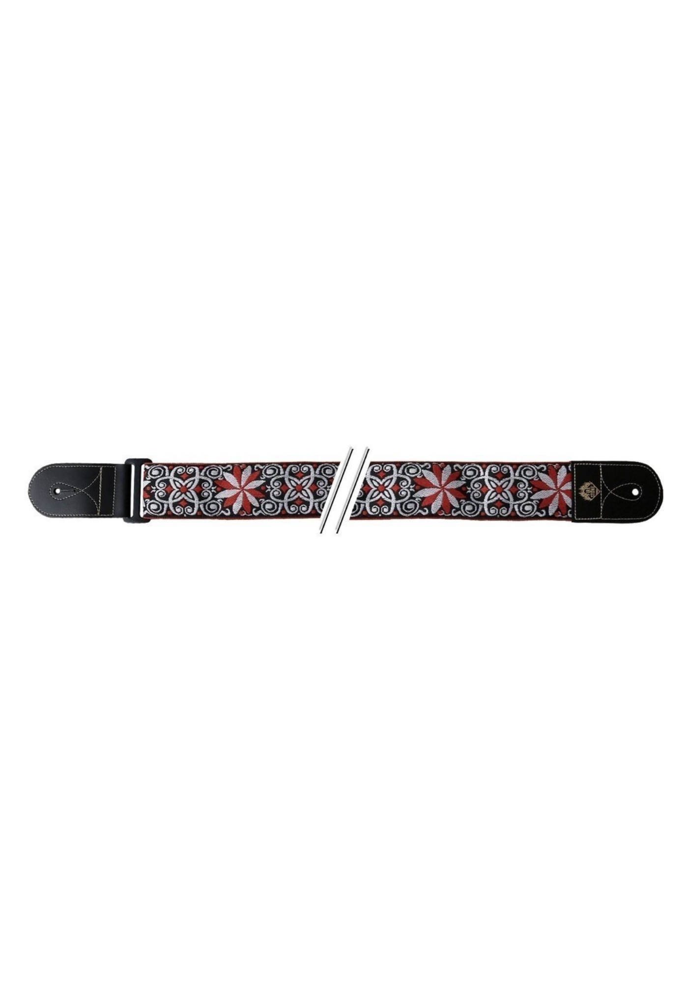Fire&Stone Guitar Strap red-white 