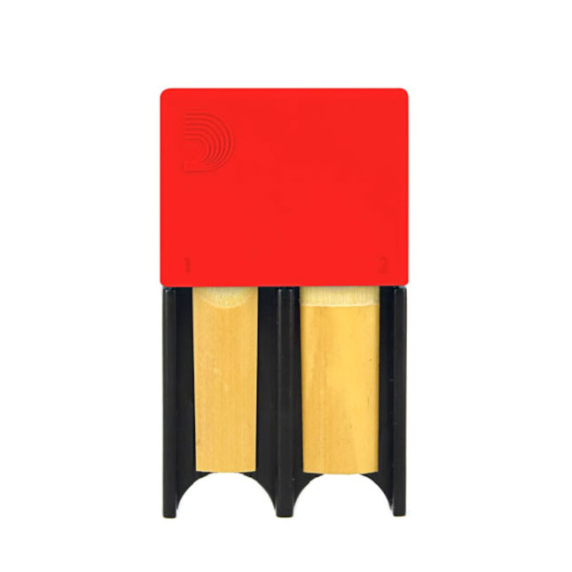 D Addario Reedguard for 4 Clarinet-/ Altosax Reeds, red