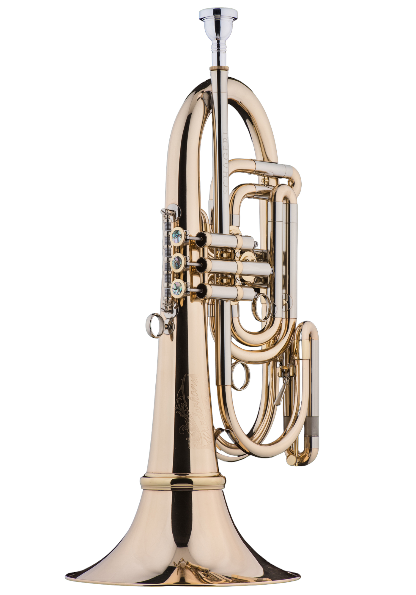 Schagerl Bass-Trumpet WUNDERHORN vertical