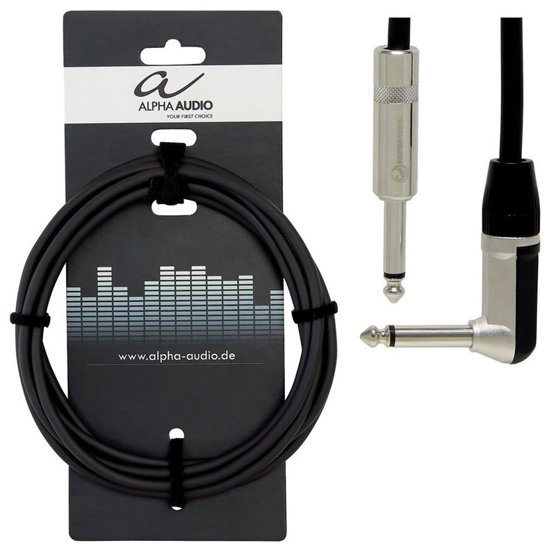 Alpha Audio Instrumentenkabel Pro Line, Winkelklinke Mono 9m