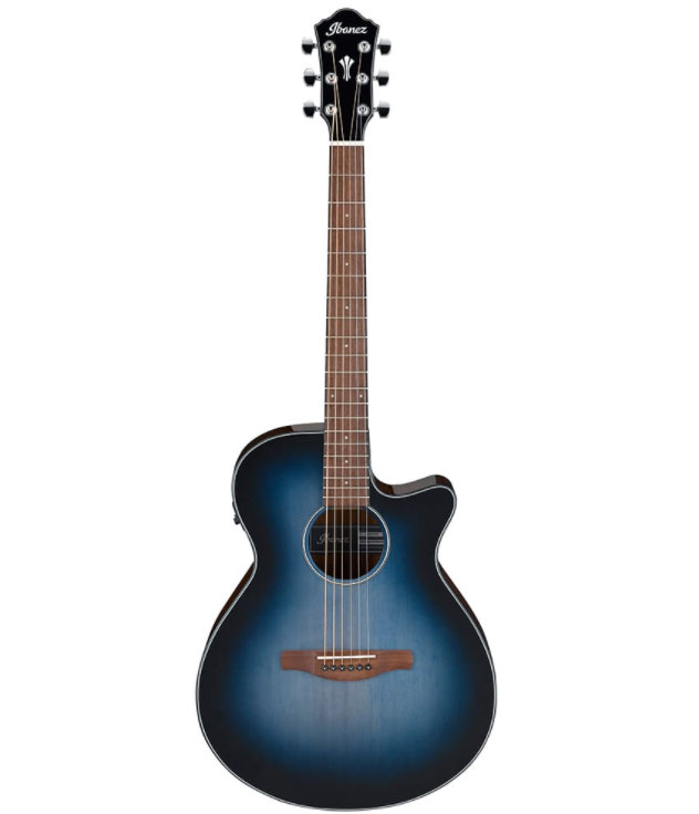 IBANEZ Acousticguitar AEG50-IBH Indigo Blue Burst High Gloss