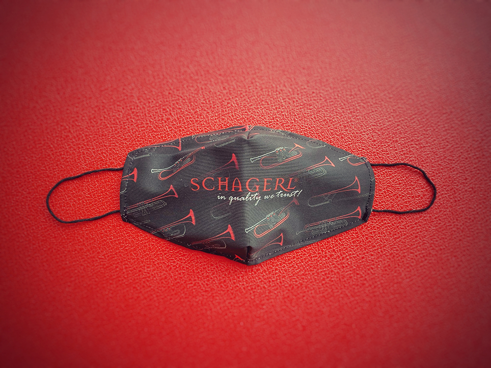 Schagerl mouth and nose protection mask made of fabric