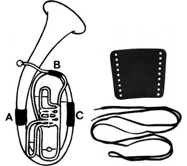 Hand Protect for Tuba (4/4), Part A, leather