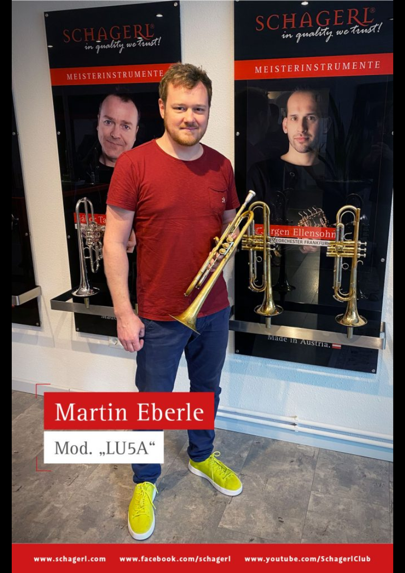 Martin Eberle about the Schagerl B-Trumpet LU5A Schagerl Artist