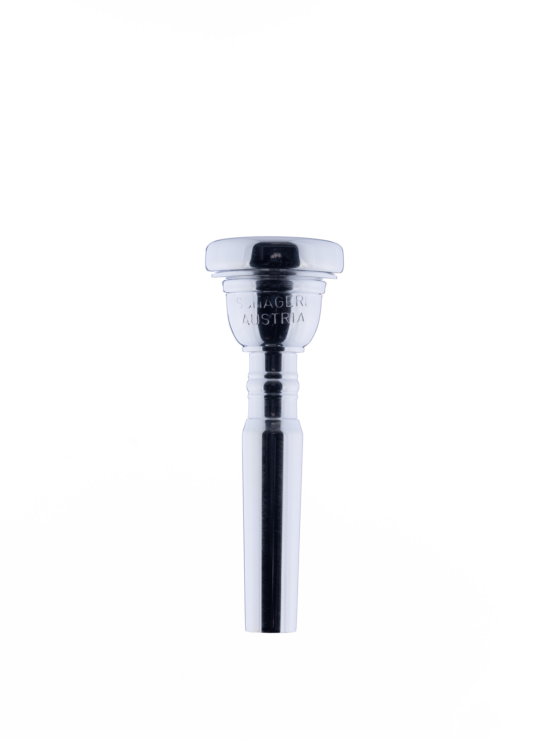 Schagerl-Austria Flugelhorn Mouthpiece G1 (2) silver plated