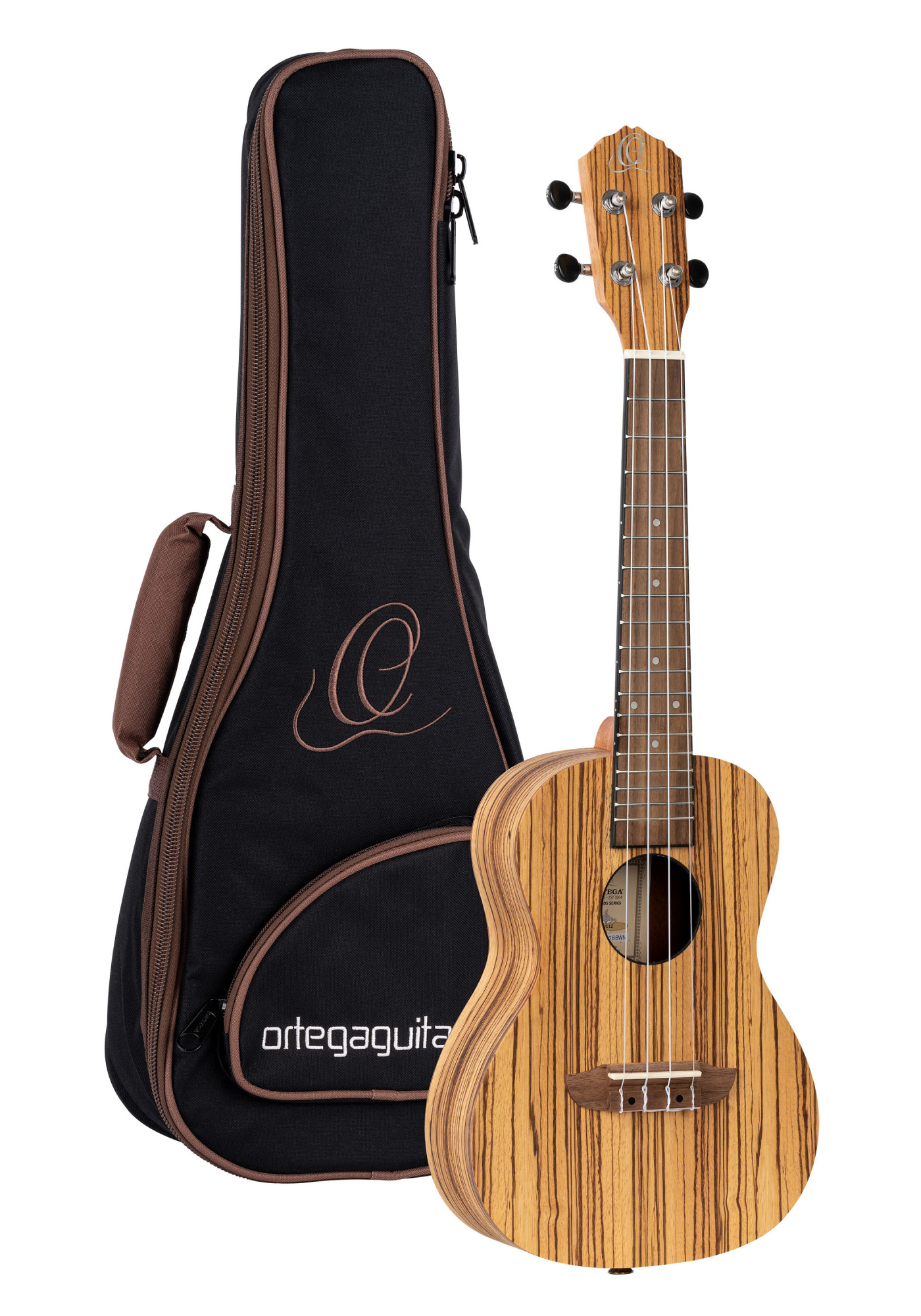 ORTEGA Timber Concert Ukulele Zebrawood incl. Bag