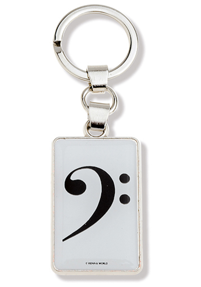 Keyring - Bass Clef