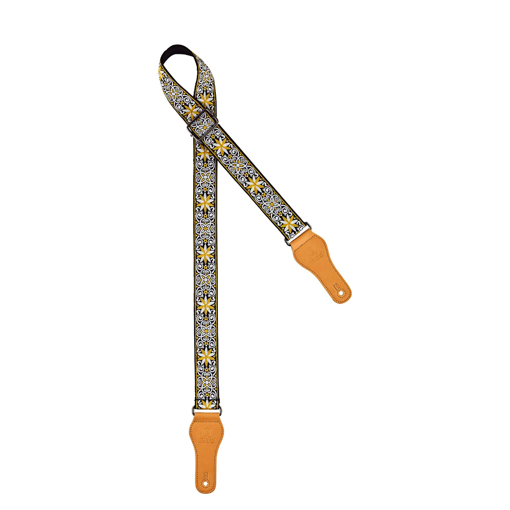 Ortega Ukulele Strap Cotton "Classic Yellow" 