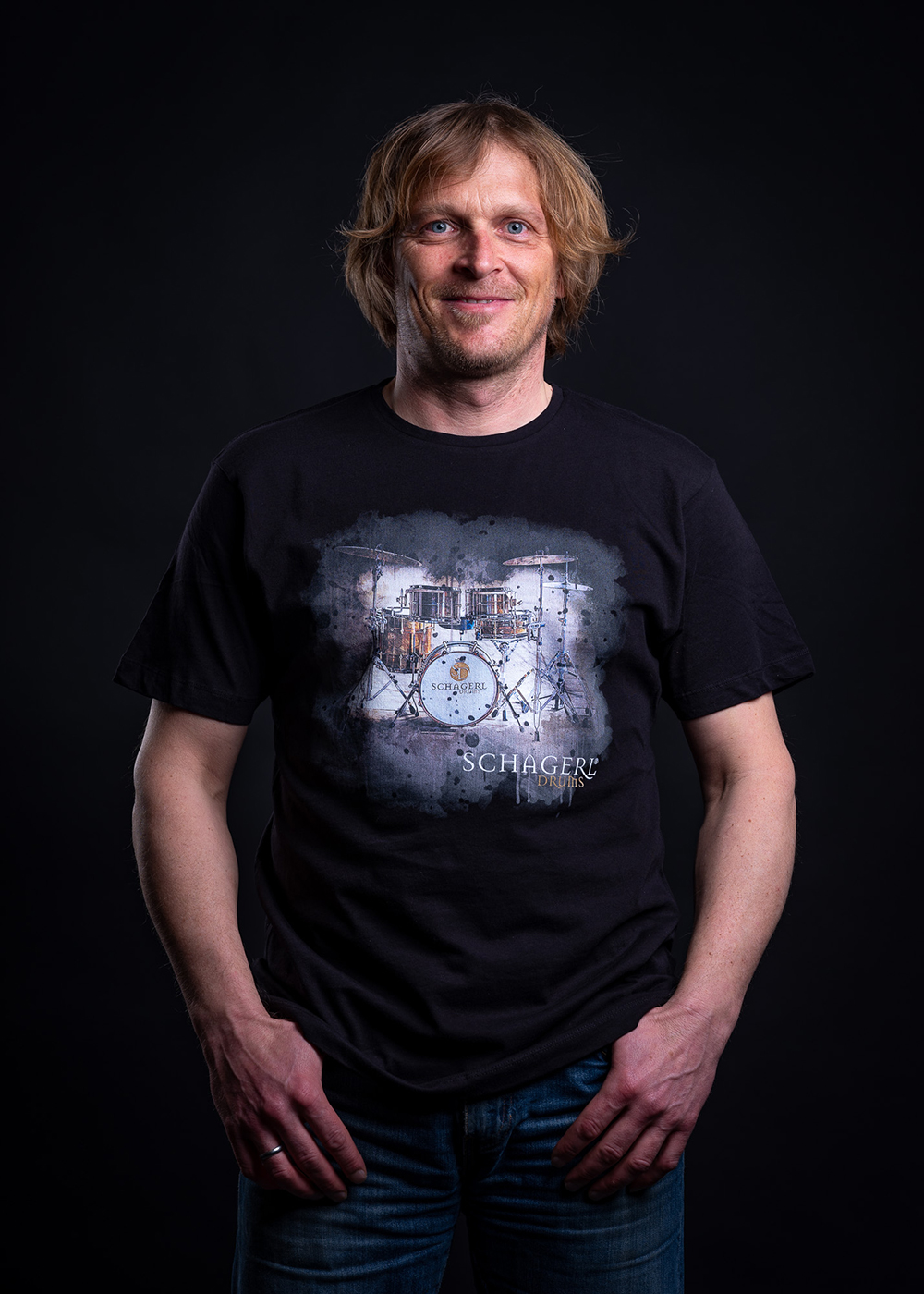 Schagerl Drums T-Shirt 2019 - black - L