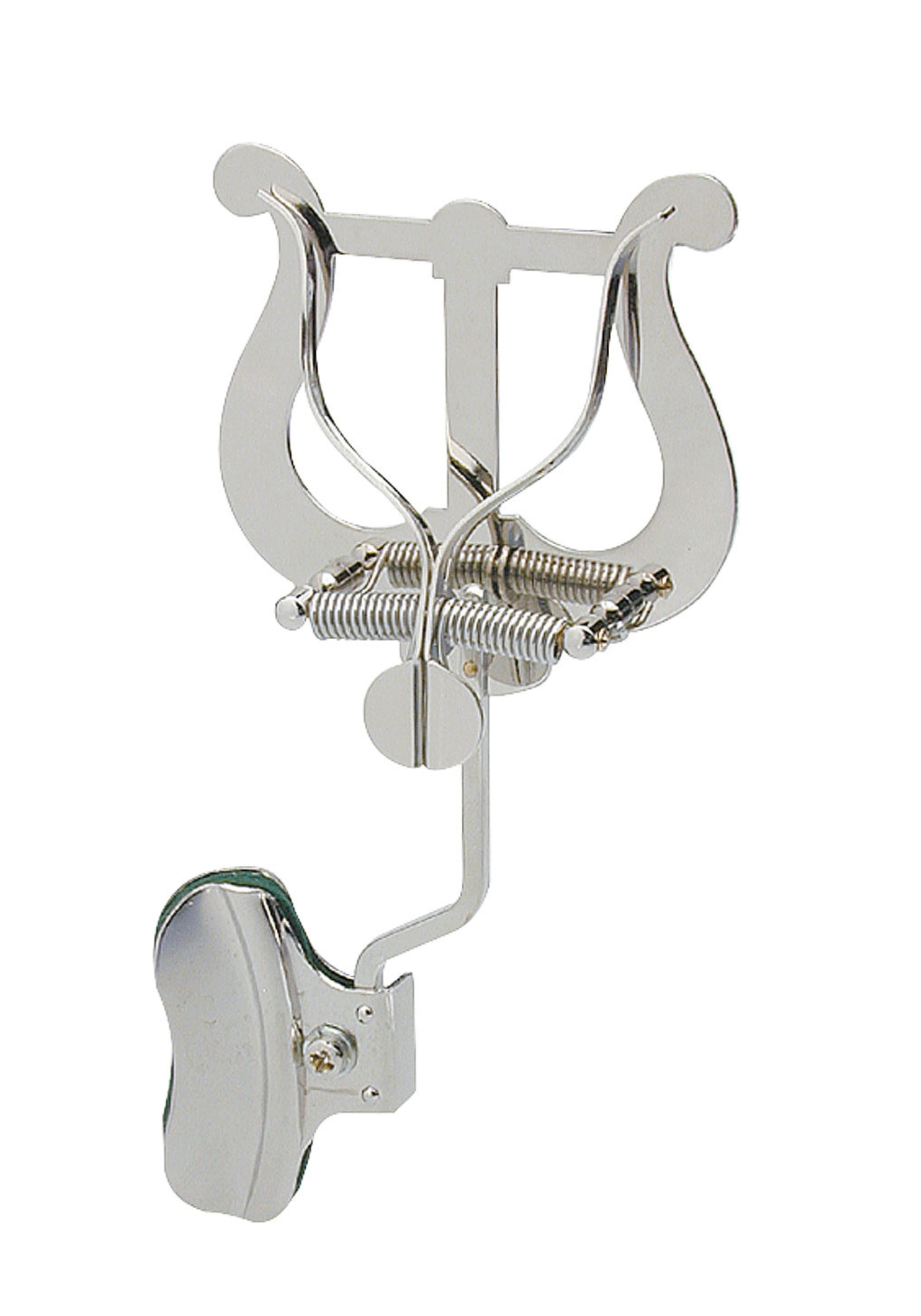 Marching Lyre for Trombone (on Bell), nickel plated