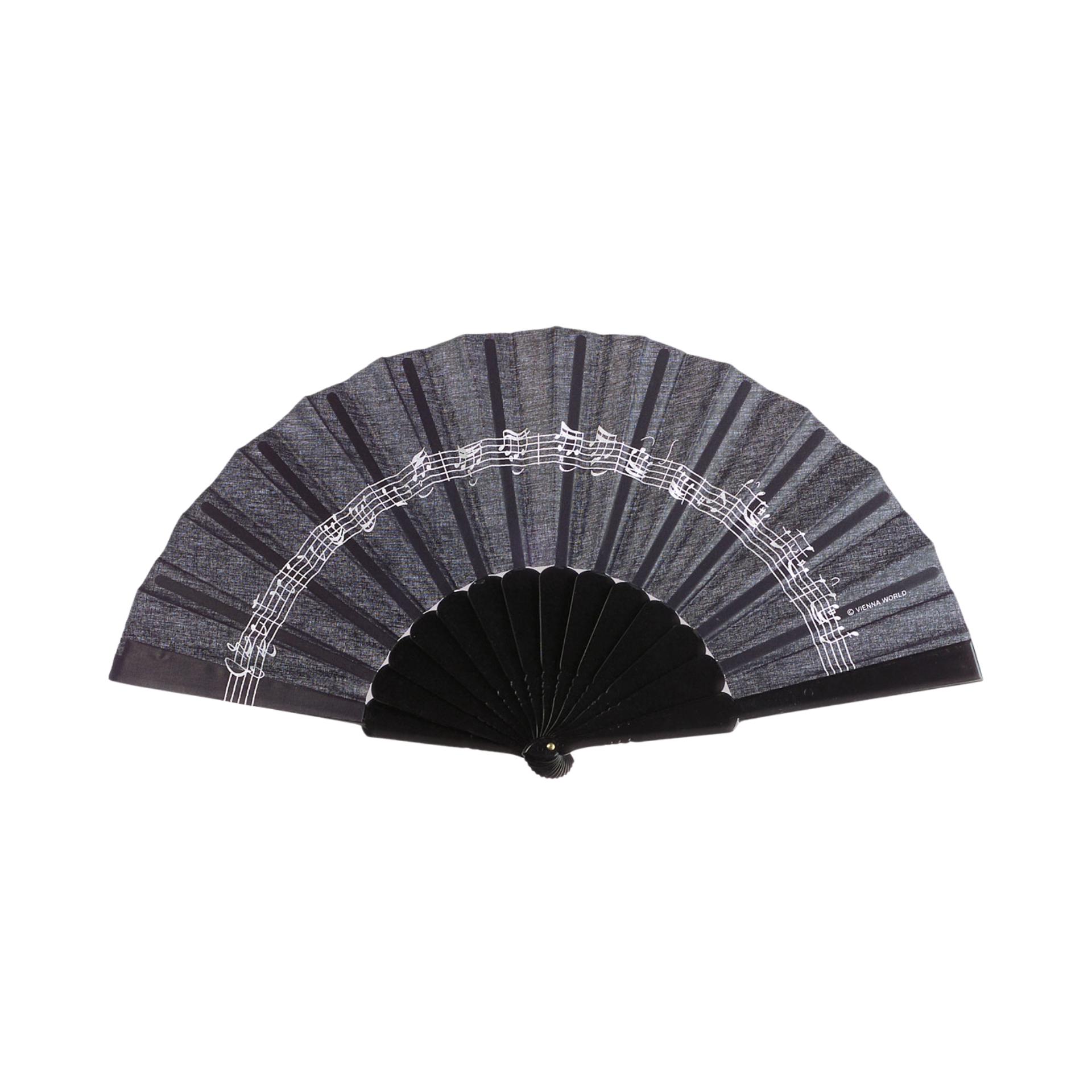 Fan music line black