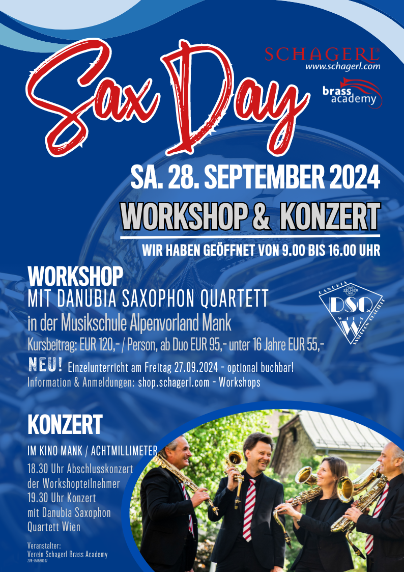 Schagerl Sax Days 2024 Schagerl Artist