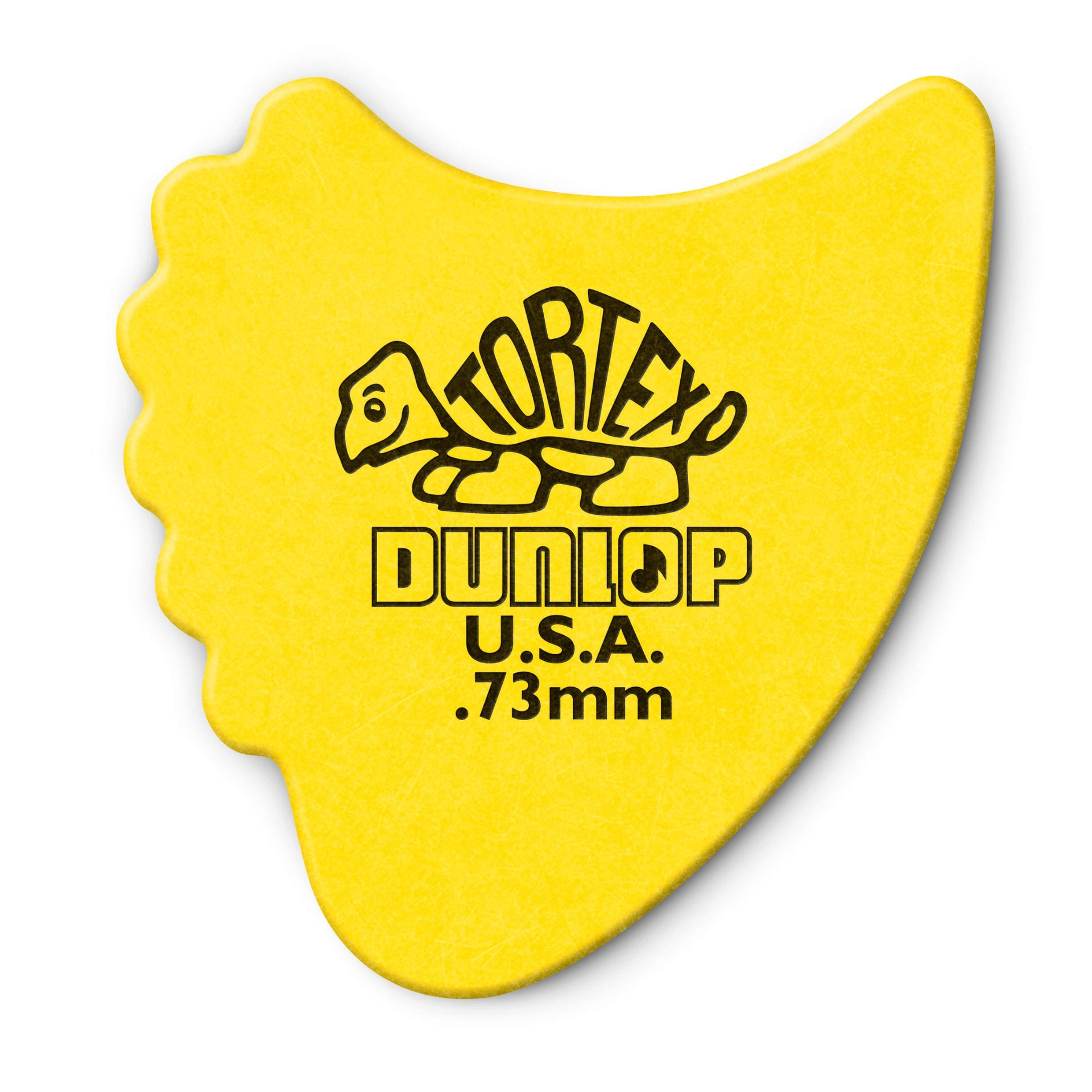 DUNLOP Plectrum Tortex Standard 0.73 yellow 