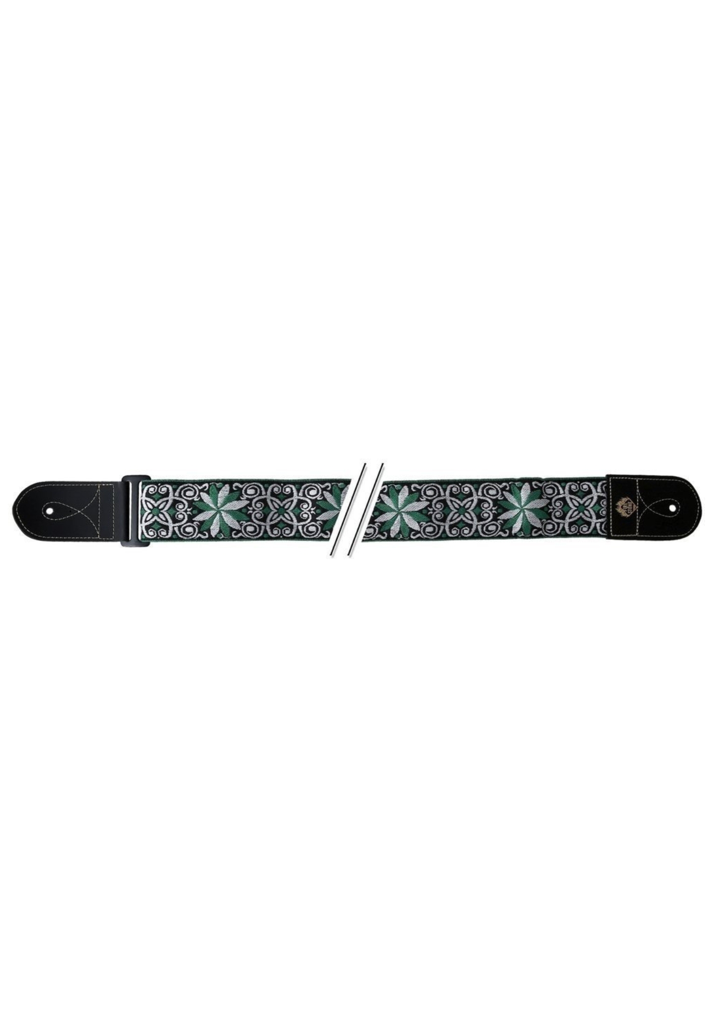 Fire&Stone Guitar Strap green-white 