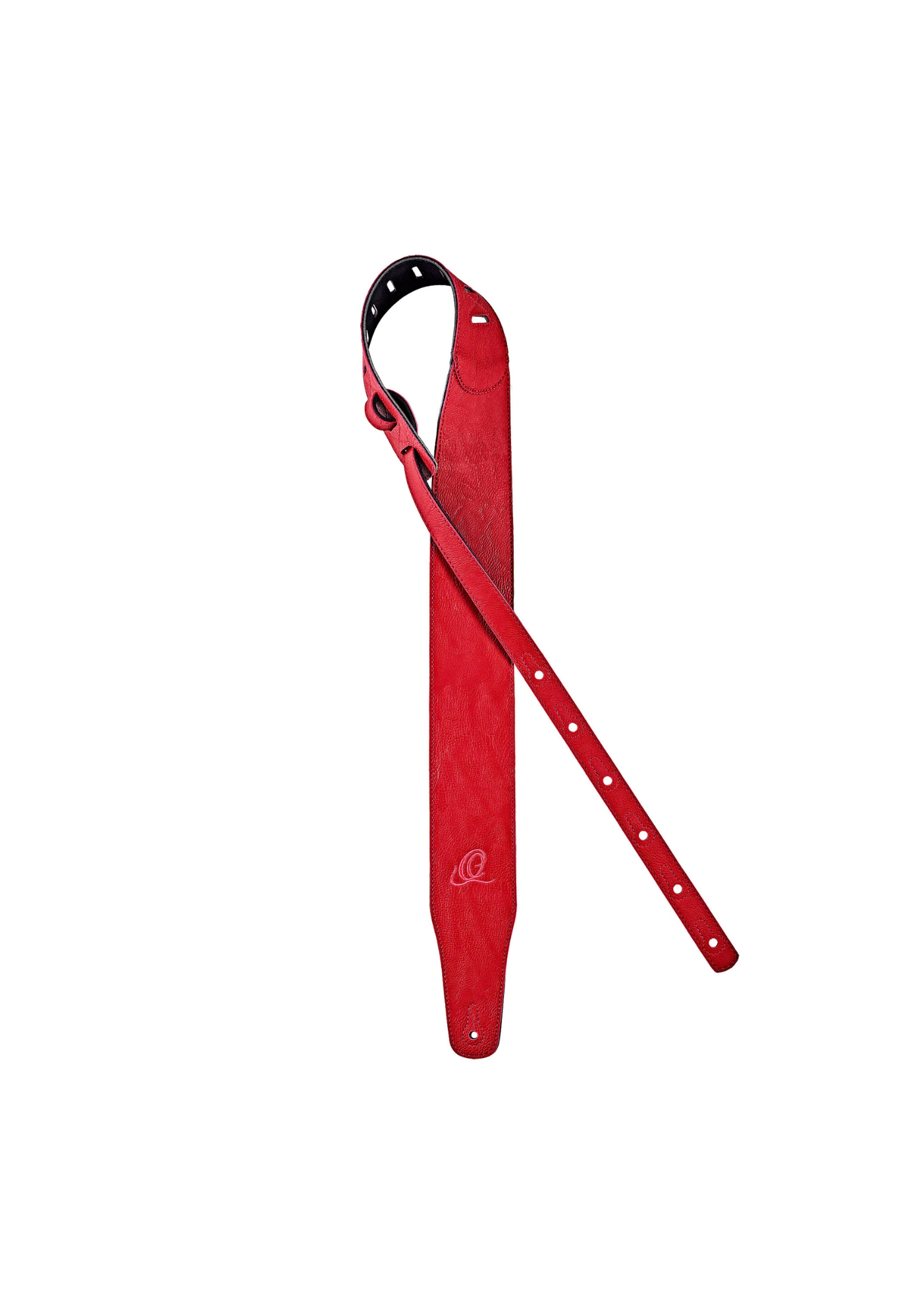 Ortega Guitar Strap vegan red 