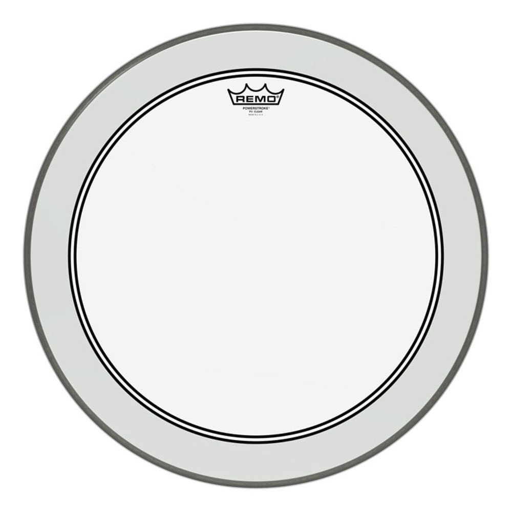 Remo Fell Powerstroke 3 clear 22" Bass Drum