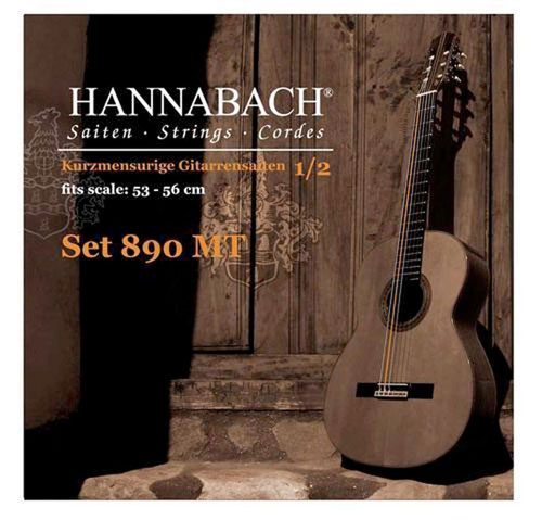 Hannabach Kindergitarrensaitensatz 1/4, 49-52 cm