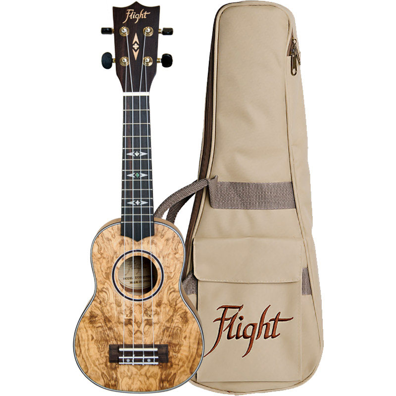 Flight Ukulele Soprano DUS-410  incl. Gig Bag