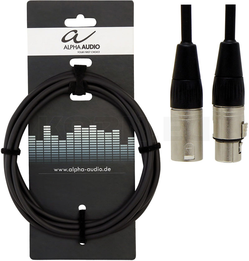 Alpha Audio Mikrokabel Pro Line - XLR Mono - 9m