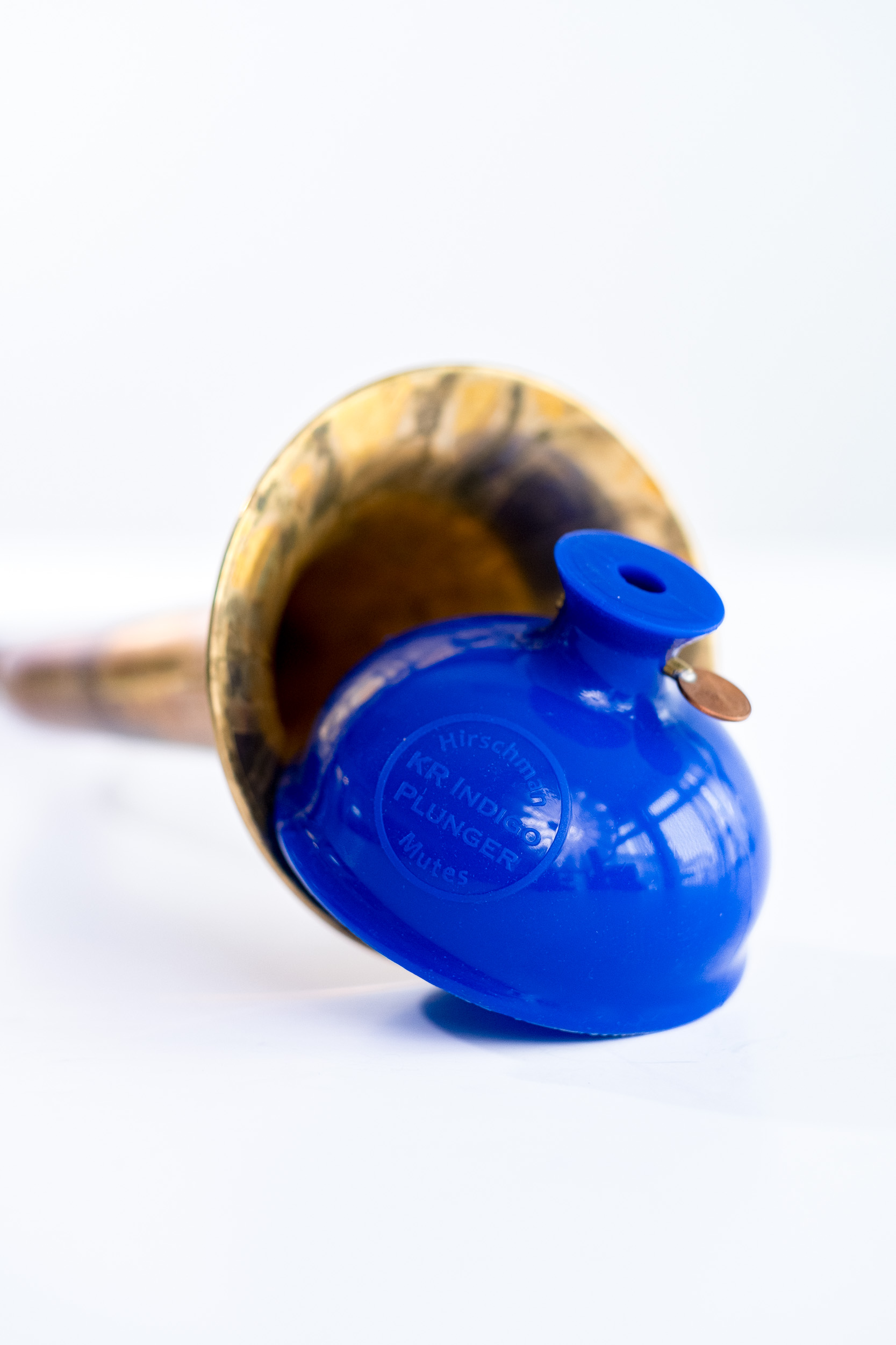 Hirschman "KR Indigo" Trumpet Plunger Mute