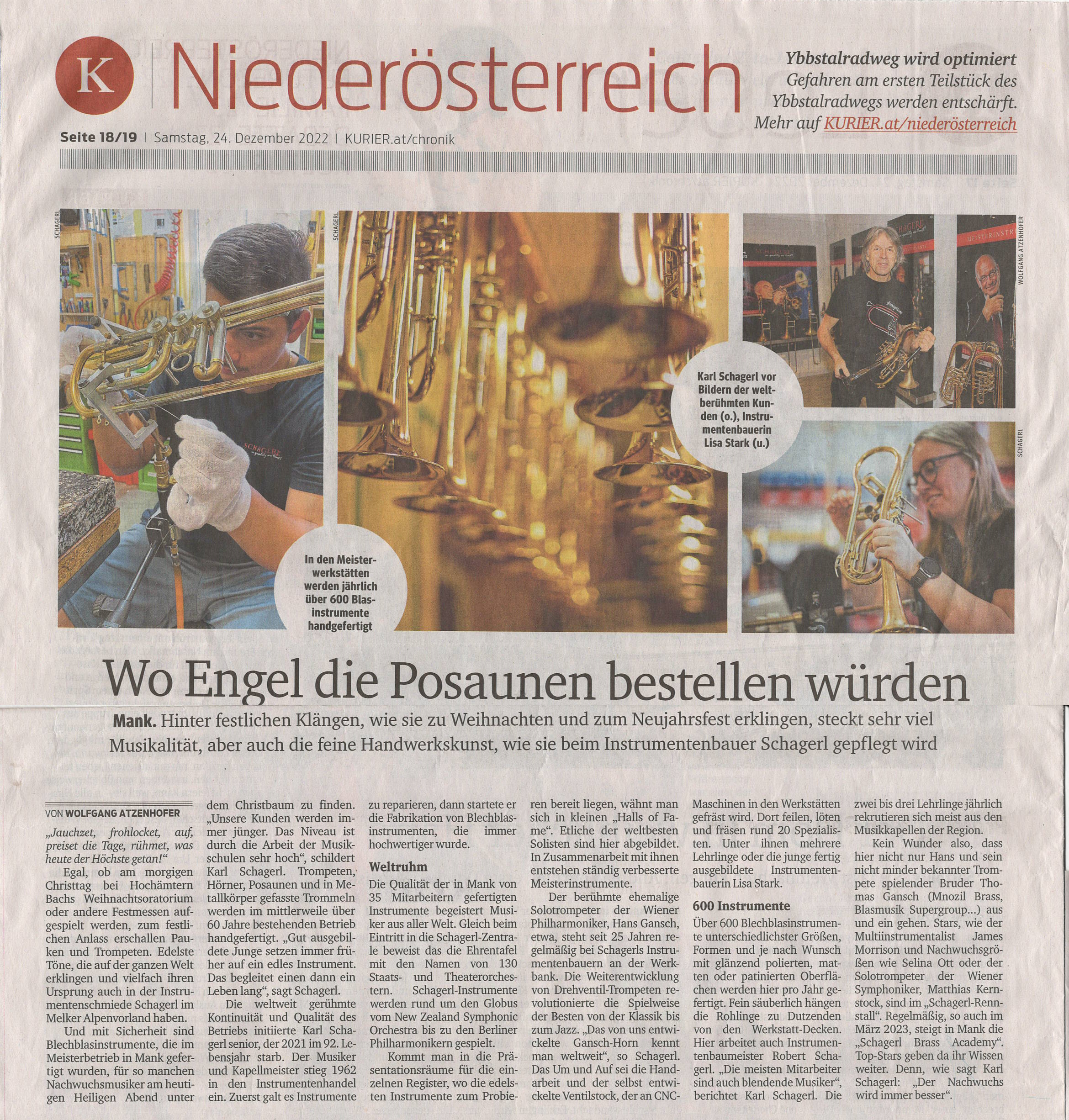Wo Engel die Posaunen bestellen würden Schagerl Artist