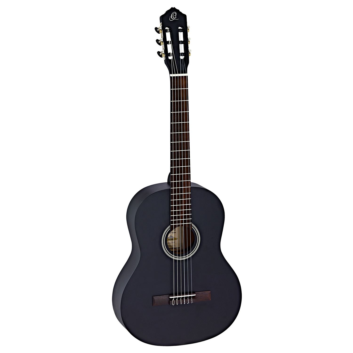 Ortega Concert Guitar 4/4 RST5MBK Black Spruce Top