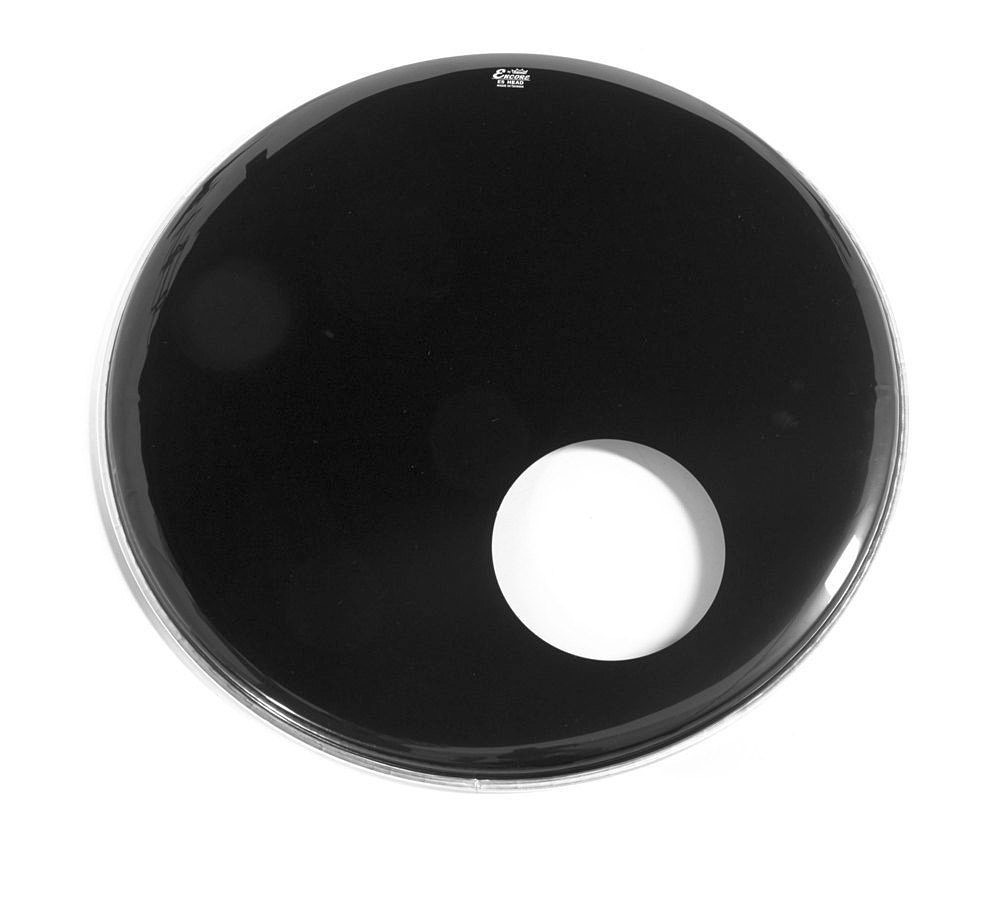 Remo Fell Encore Ebony 20" Bass Drum mit Loch