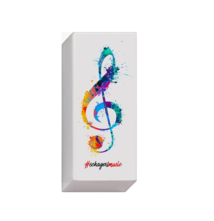 Schagerl eraser treble clef