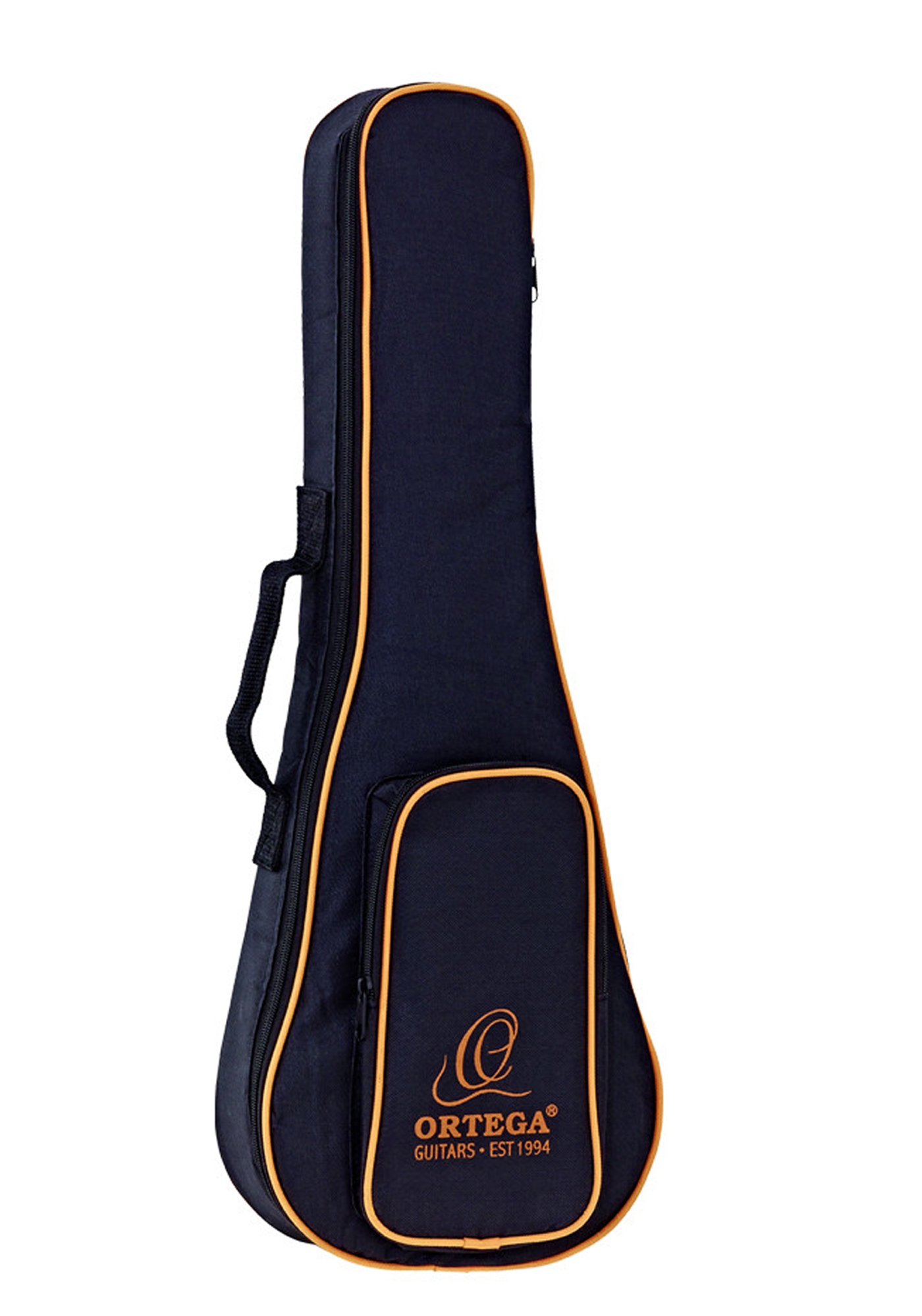 Ortega Conzert Ukulele Bag Economy, schwarz/orange