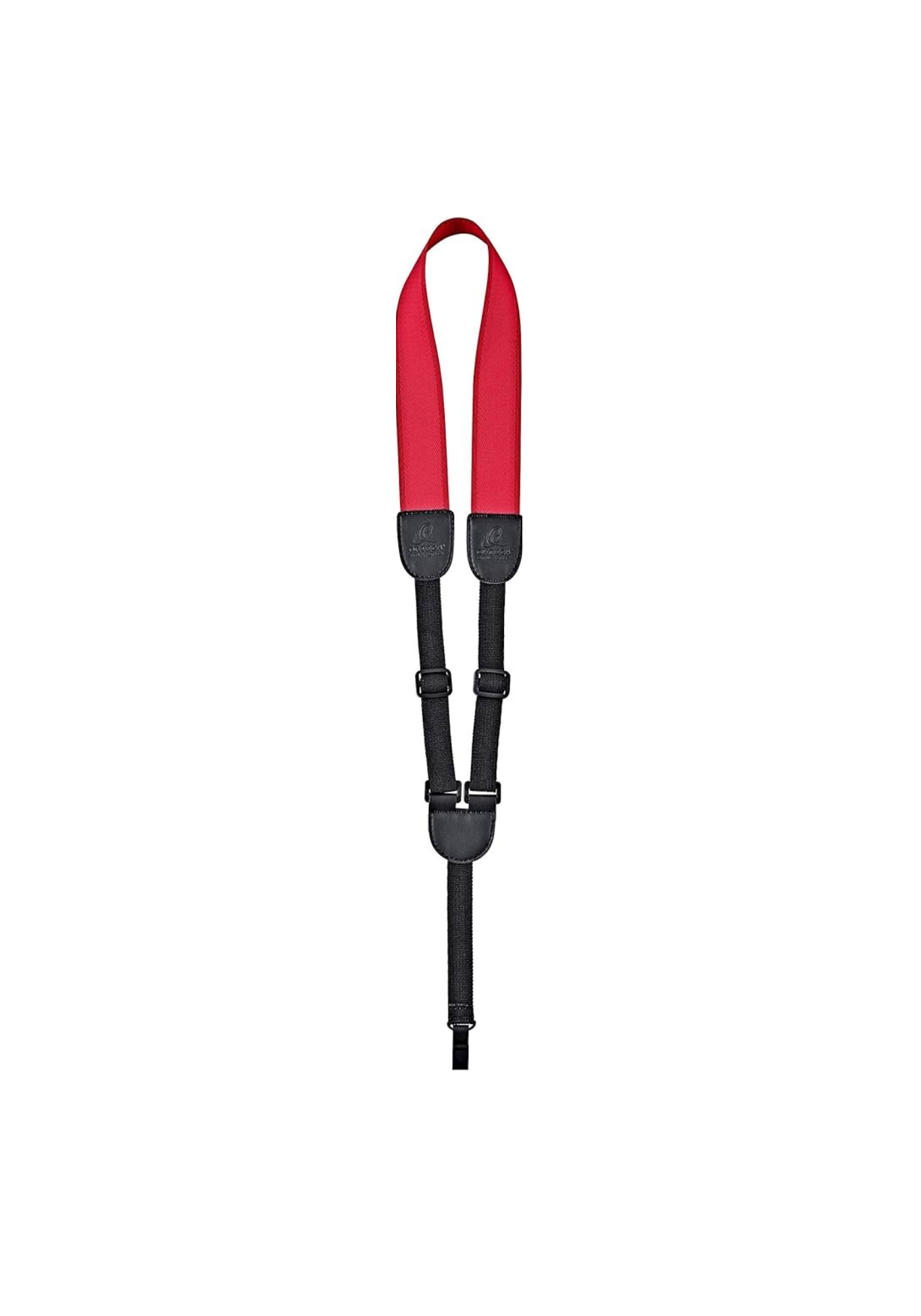 Ortega Ukulele Strap Nylon with Soundhole Hook red
