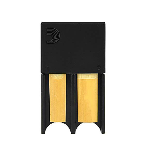 D Addario Reedguard for 4 Clarinet-/ Altosax Reeds, black