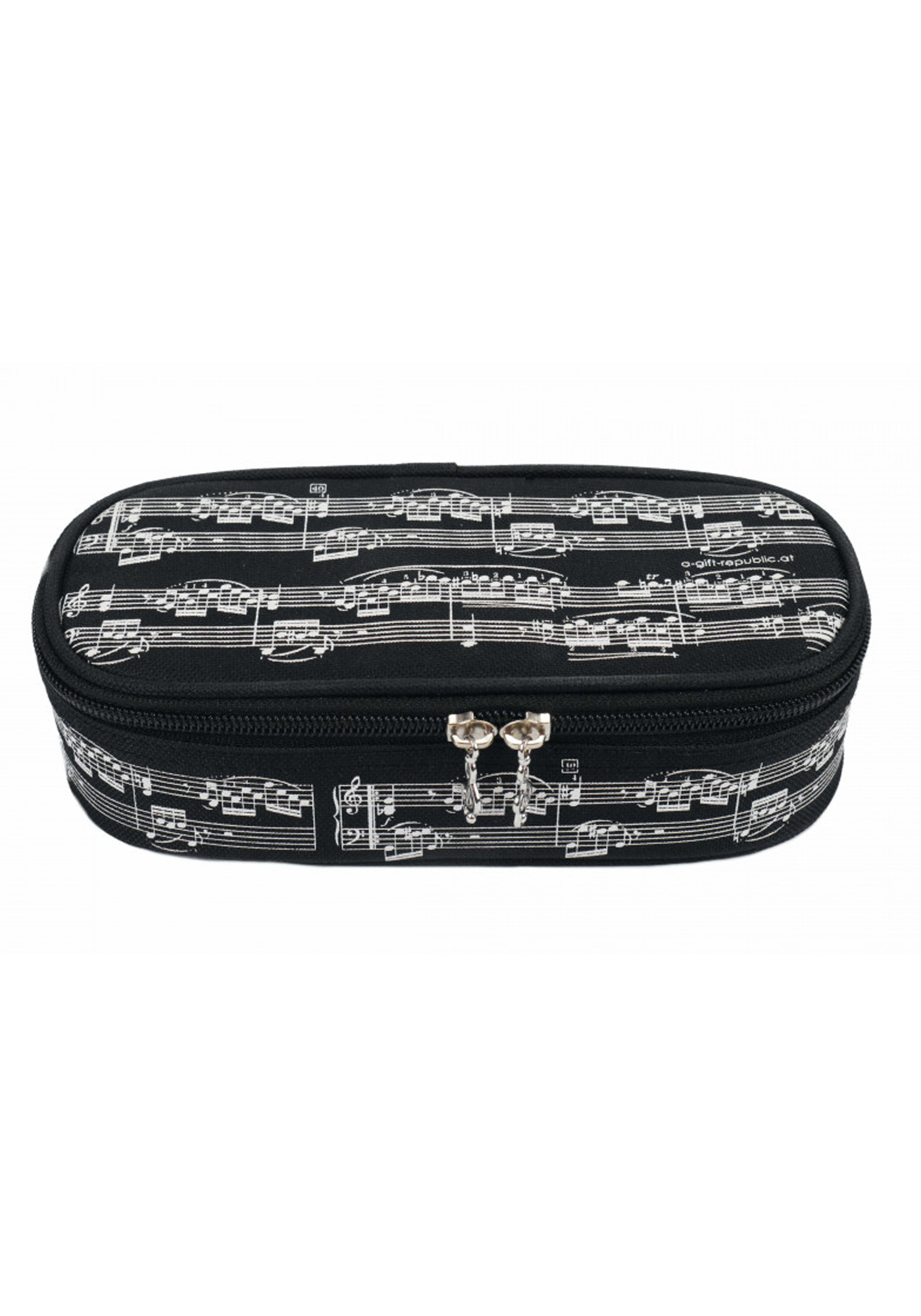 Pencil Case Notelines Black/White
