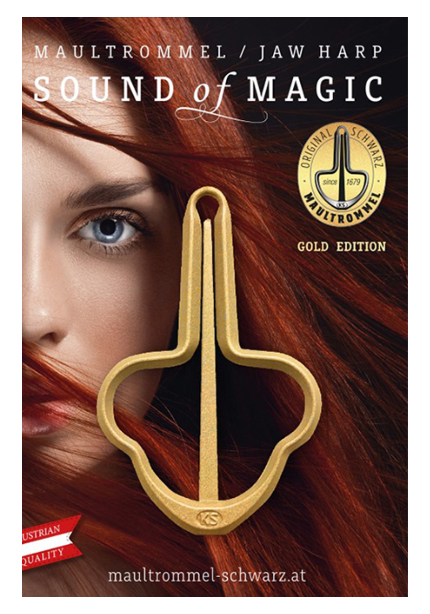 Original Schwarz Jaw Harp GOLD EDITION 
